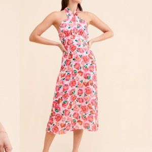 Adelyn Rae Tatiana Halter Dress NWT